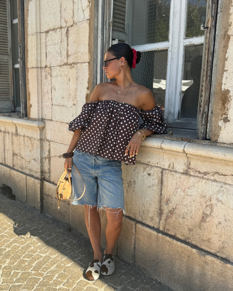 Dot top brown