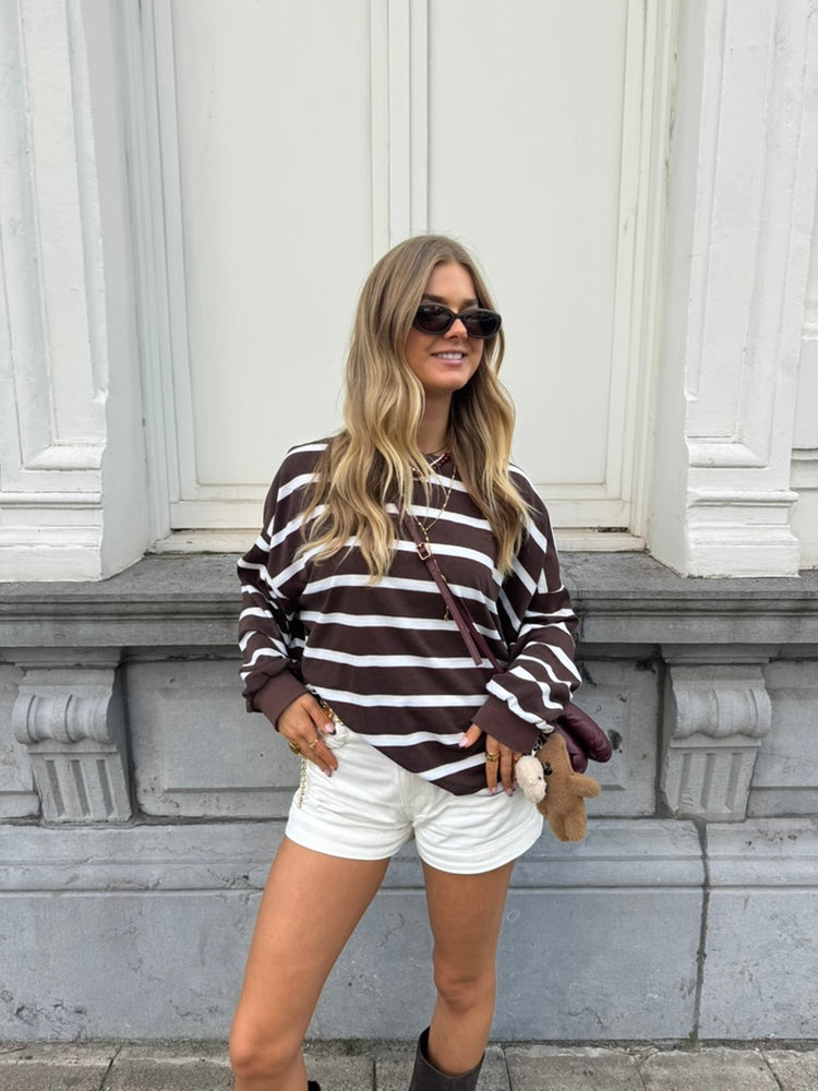 Striped Longsleeve Brown