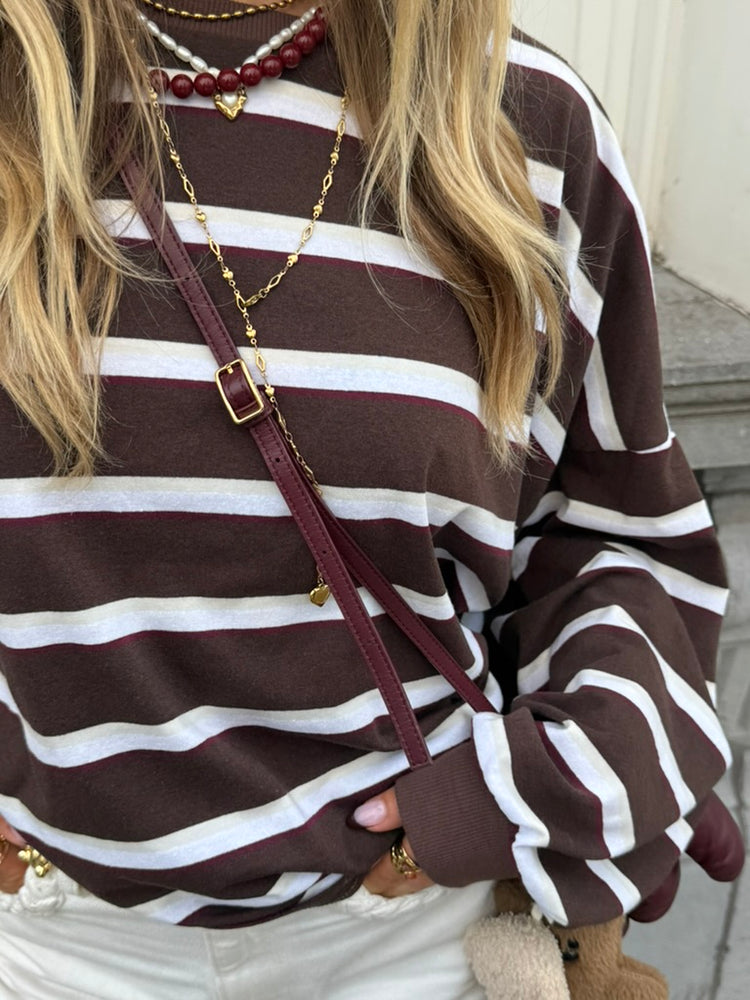 Striped Longsleeve Brown