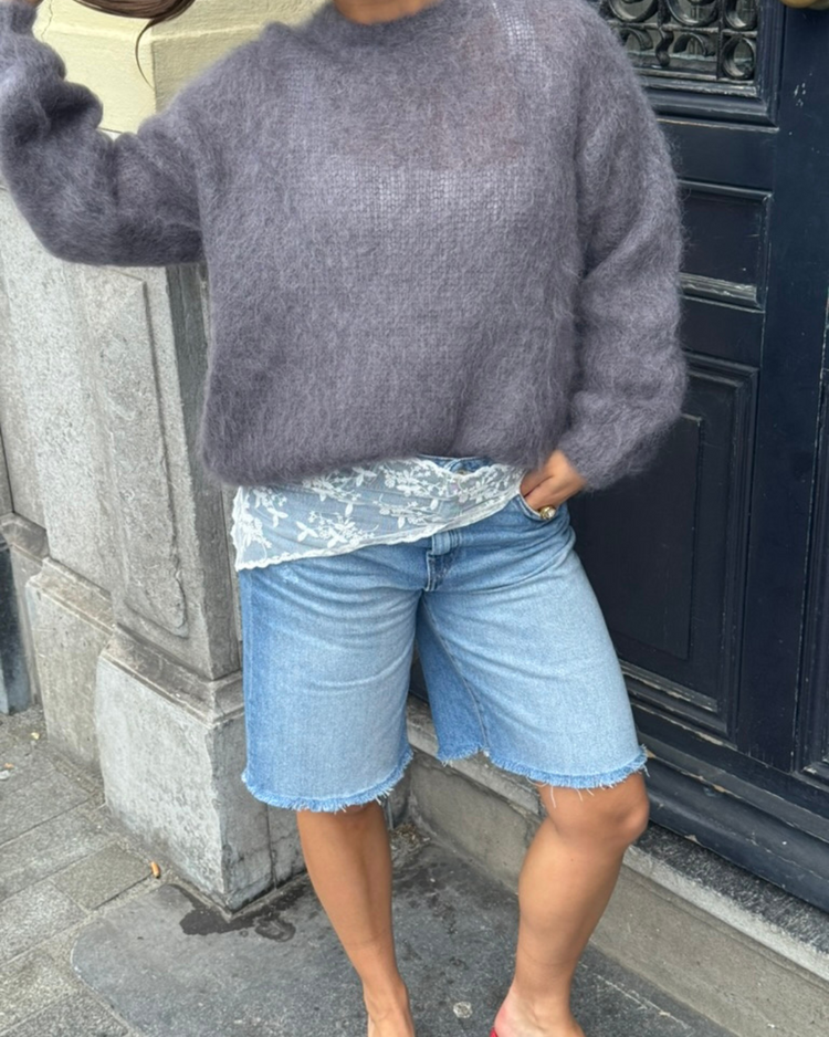 Mohair sweater grey
