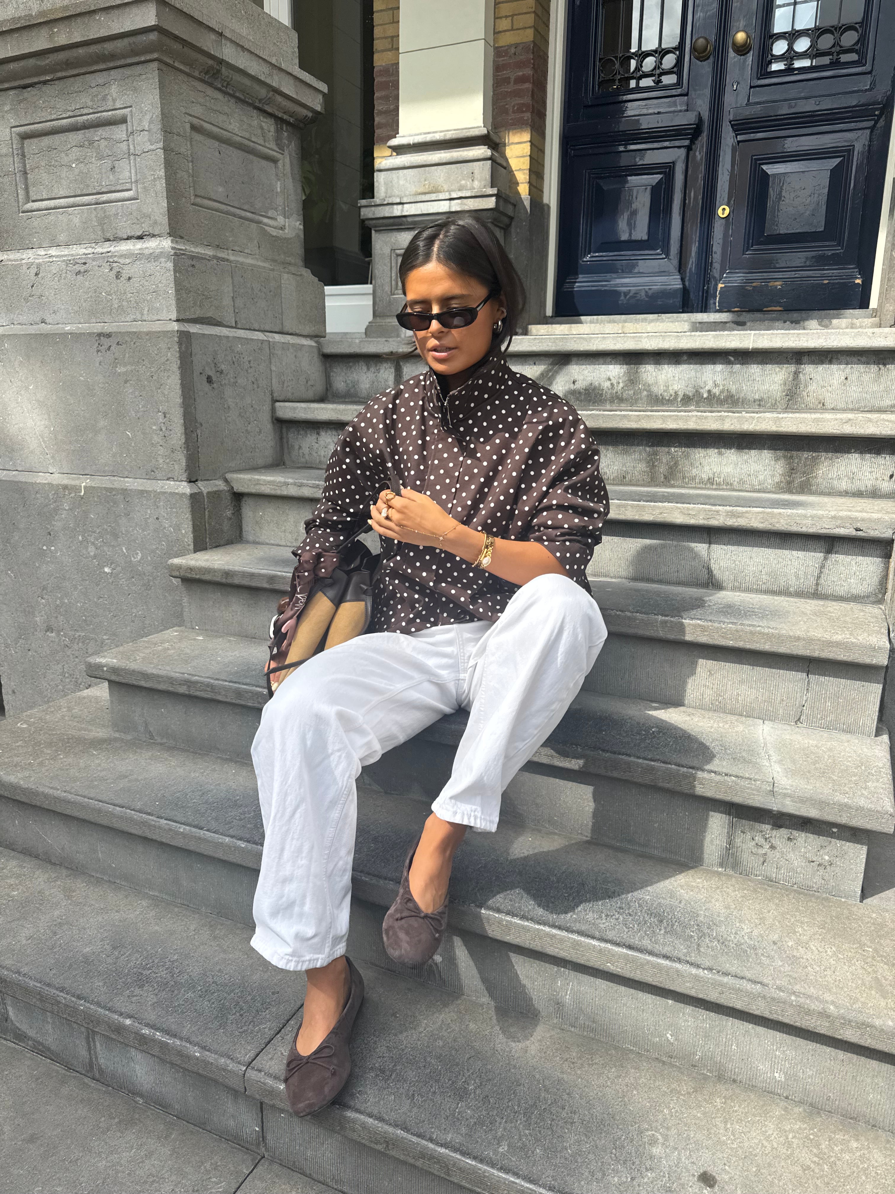 Polka Jacket Brown – Unnamed the brand