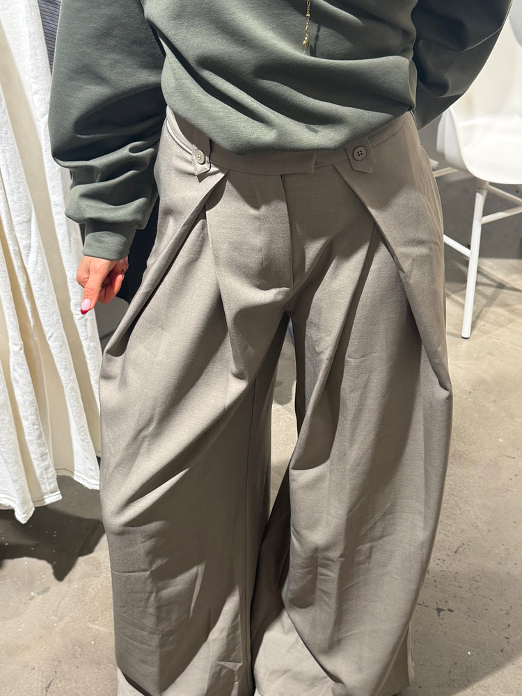Folded Pantalon Darkbeige