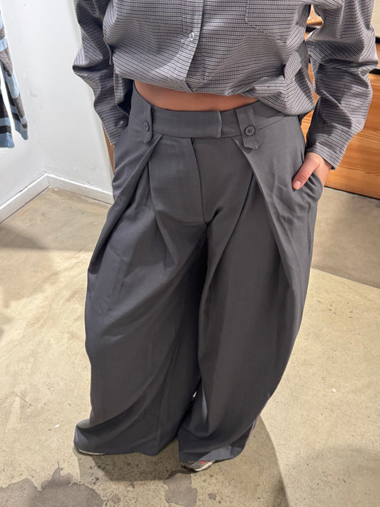 Folded Pantalon Grey
