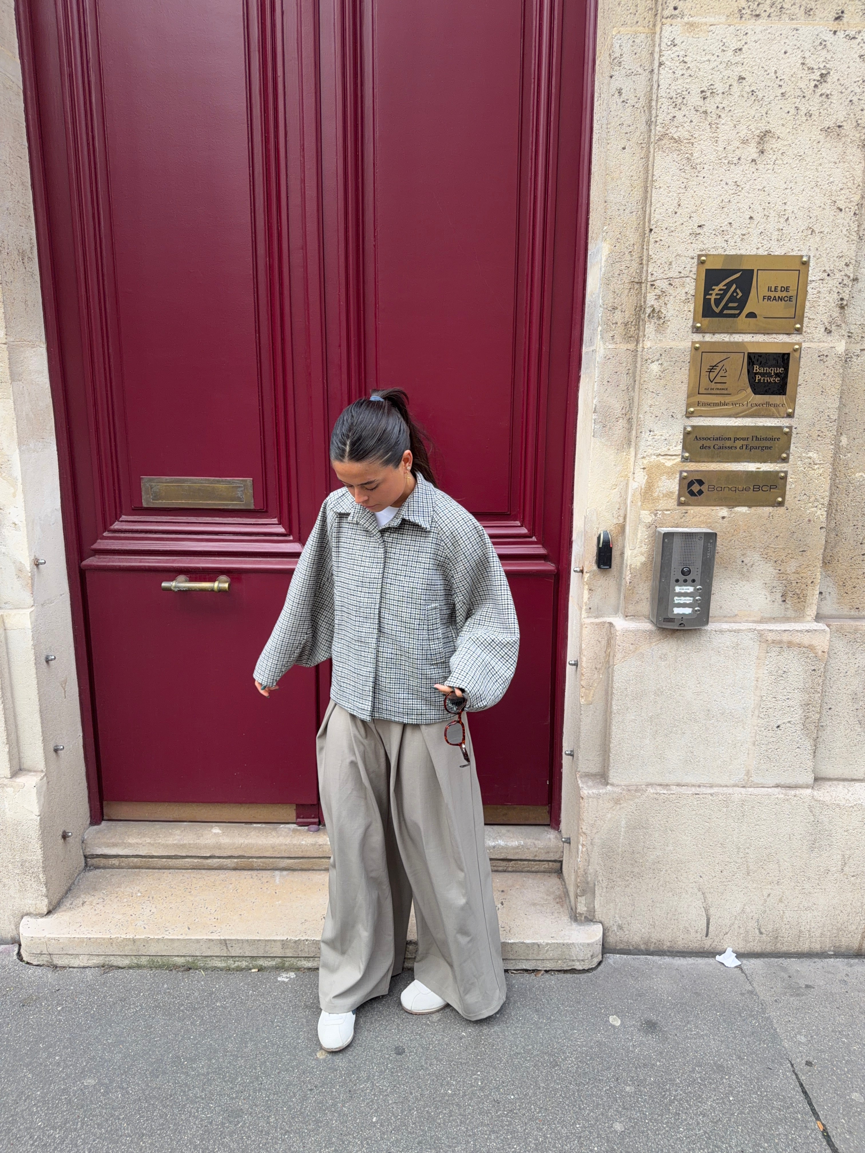 Folded Pantalon Darkbeige