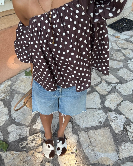 Dot top brown