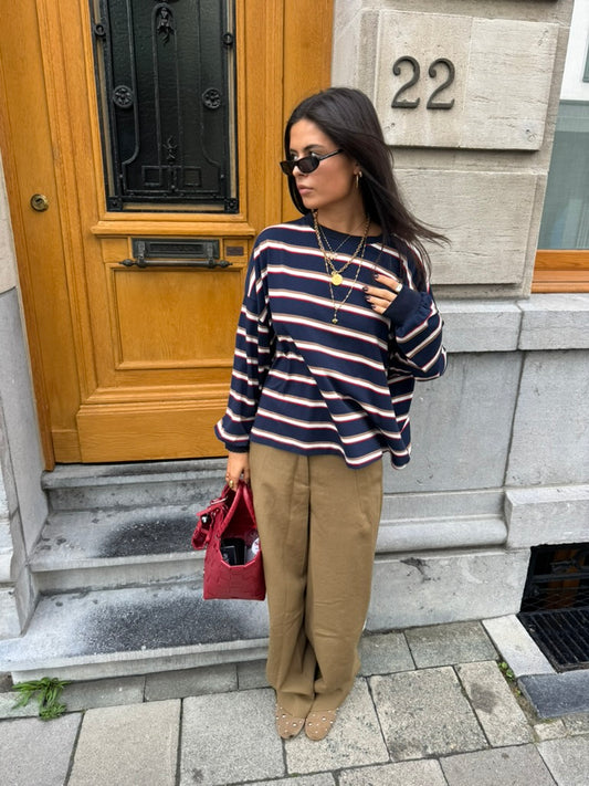 Striped Longsleeve Navy