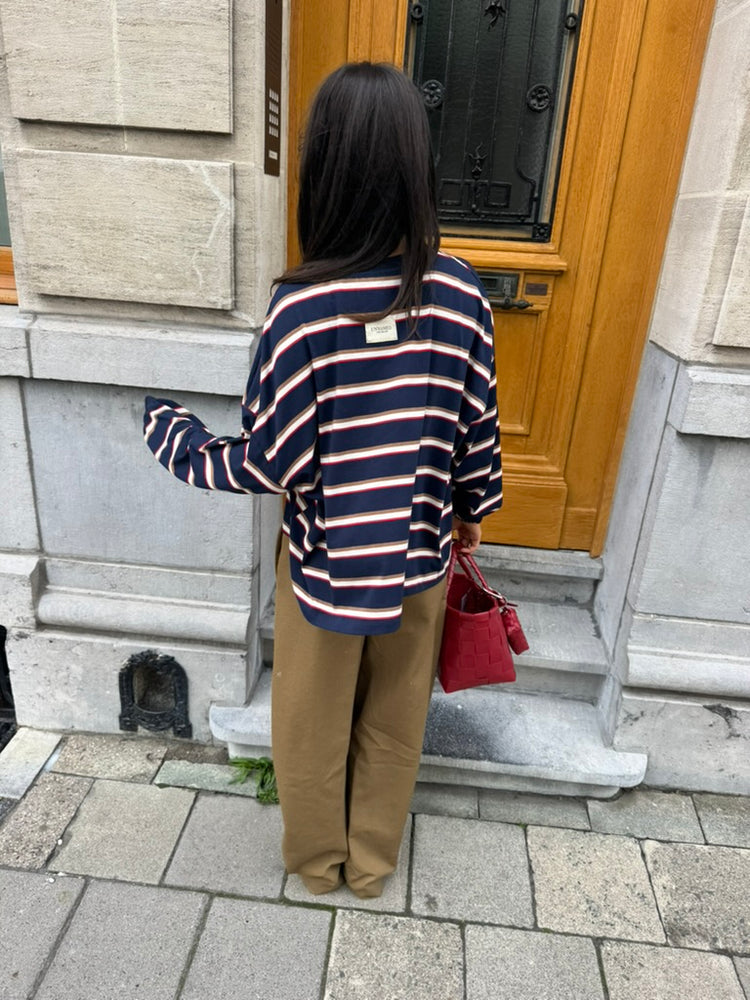 Striped Longsleeve Navy