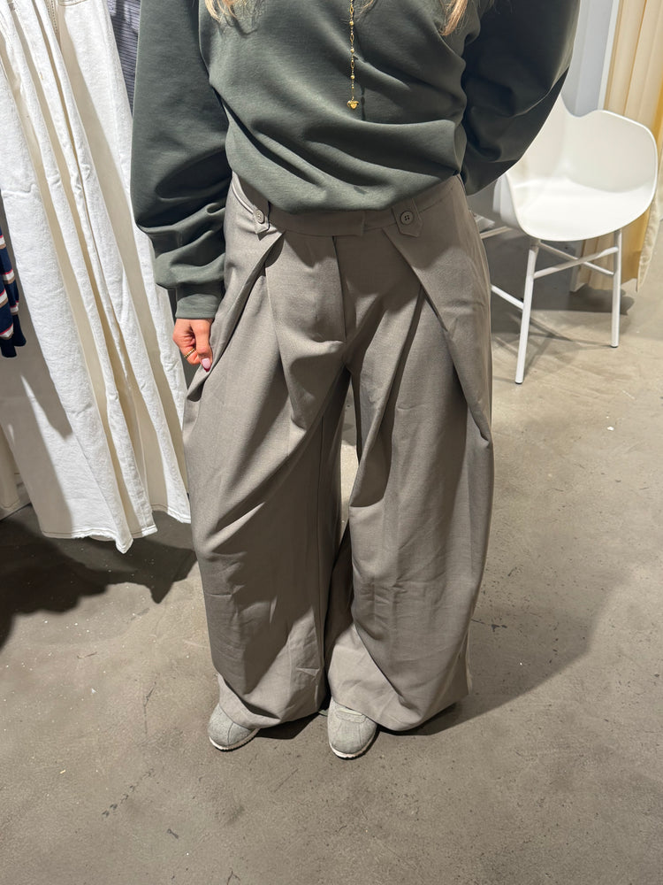 Folded Pantalon Darkbeige