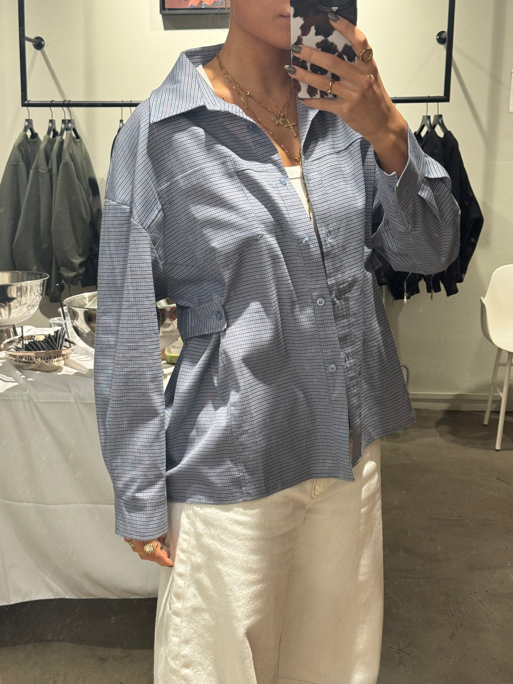 Fitted Shirt Blue