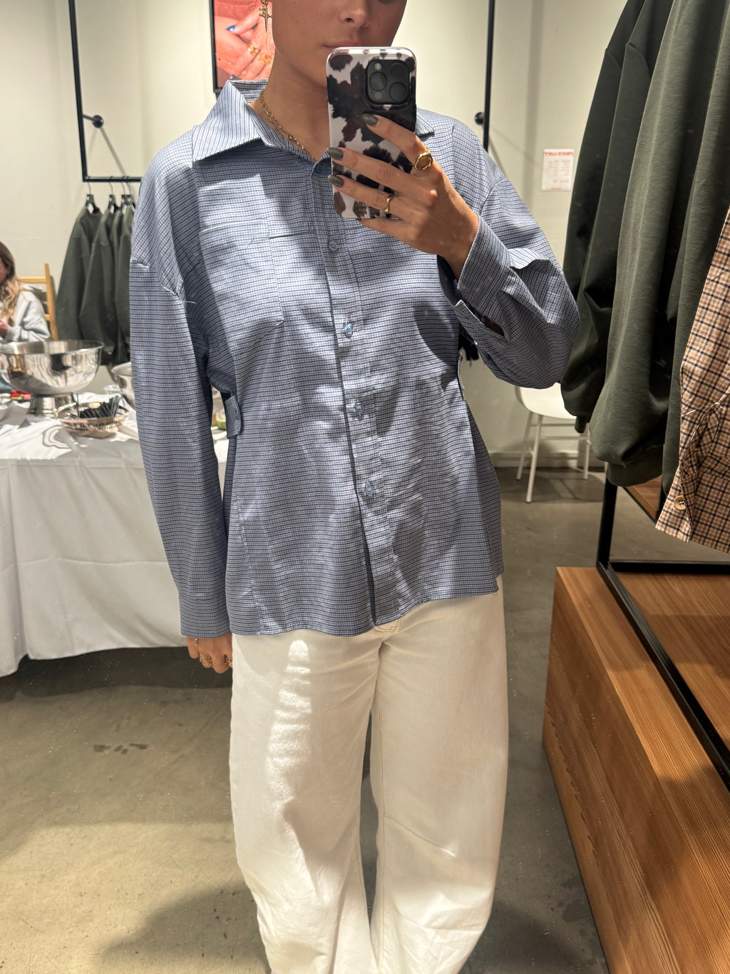 Fitted Shirt Blue