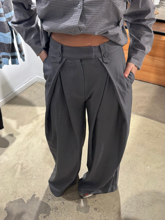 Folded Pantalon Grey
