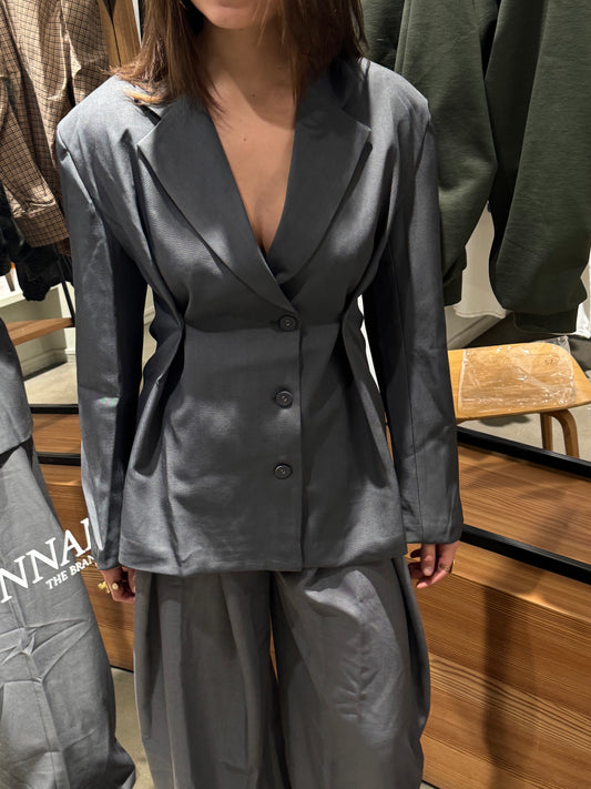 Fitted Blazer Grey